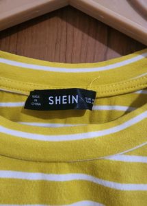 Mustard Yellow Stripes Tee