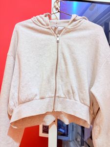 H&amp;M Grey Zip-Up Hoodie