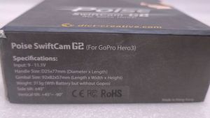 Poise SwiftCam G2 Hand Held Gimbal for GoPro Hero