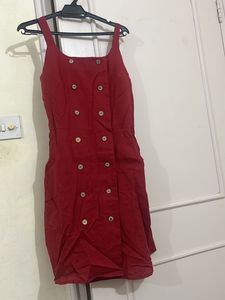 Mehroon Red Dress