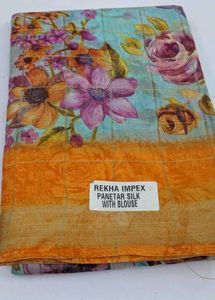 Floral Panetar Silk Saree