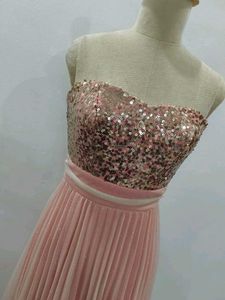Sequin Bodice Gown