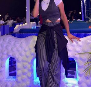 Straight Fit High Waist Pants