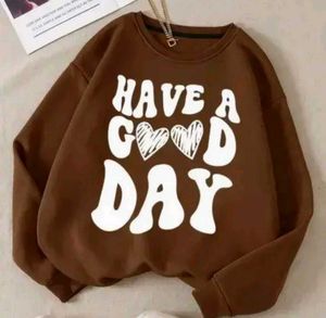 Brown "Have a Good Day" Sweatshirt