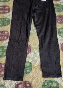 Brown Pull-on Pants