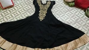 Elegant Black Ethnic Gown