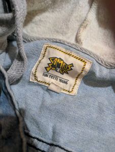 Campus SutraMen Stylish Casual Denim Hooded