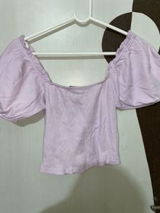Lavender Fitted Top.