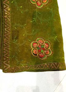 Green Saree