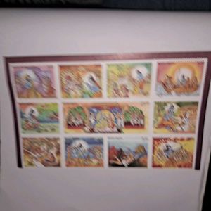 2017 mint sheet of Ramayana 11 stamps
