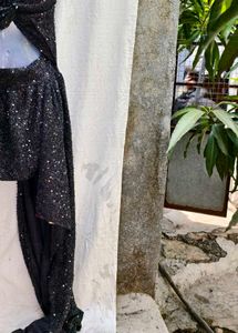 I. GORGEOUS BLACK PARTY GOWN