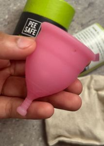 Pink Menstrual Cup | New | With Storage Pouch