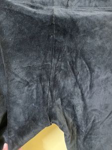 Black Corduroy Leggings