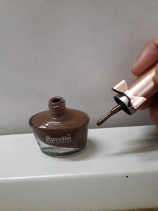 Artificial False Eyelashes And Nail Polish