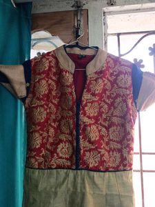 Elegant Embroidered Ethnic Dress