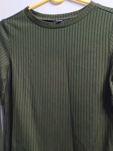 zudio Green Long Sleeve Top