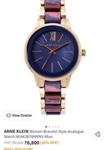 Anne Klein Watch - Blue &amp; Rose Gold