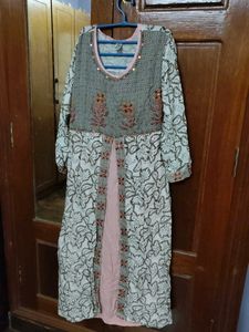 Floral Print Kurta