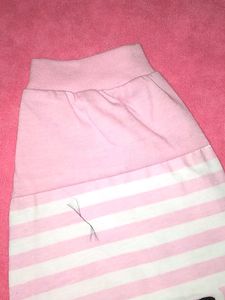 Black And Baby Pink Combination Beautiful Dress