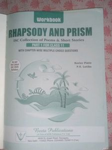 It&#39;s Class 11th ISC RHAPSODY AND PRISM WORKBOOK