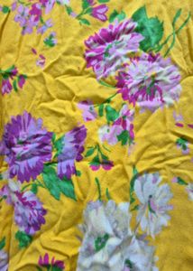 Floral Puff Sleeve Wrap Top