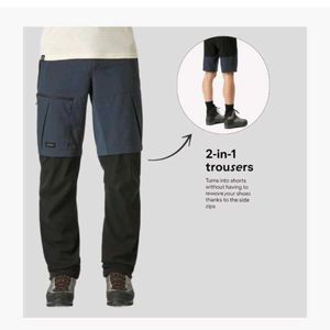 Forclaz Convertible Pants MT500 Brown