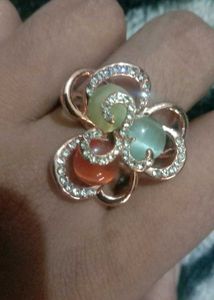 Rose Gold Flower Ring