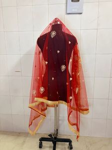 bridal nikha dupatta beautiful lace work