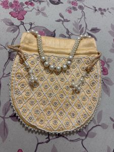 Elegant Beaded Potli Bag