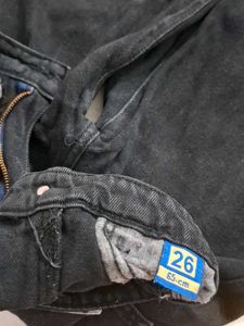 Black Straight Leg Jeans