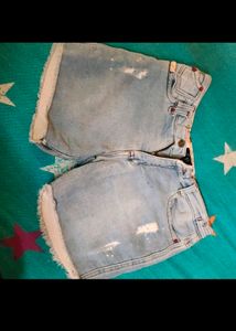denim shorts