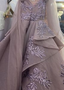 Party Wear Heavy Gown Not Even One Time Use