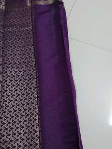 Dark Purple Soft Silk Saree...