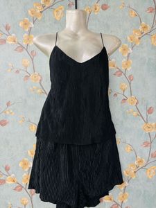 Black Cami & Shorts Set
