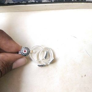 Silver Toe Rings
