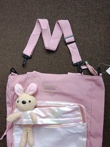 Soft Pink Exported Tote Bag