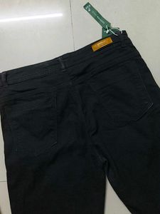 Black High waist Straight Jeans