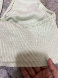 Green Halter Neck Top