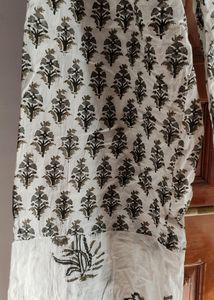 Pure Cotton White Kurta Set