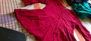 Red cotton top and Formal shirt ..upto 32-34@300 coins each