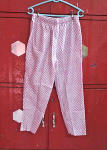 Pink Printed Kurta Set Size 42 inches