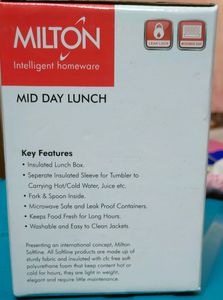 Milton Lunch Box With Beautiful Bag