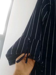 Striped Navy Top