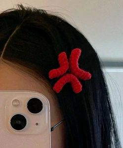 Red Hair Clip