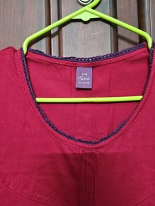 Red Casual Dress ...maxi homewear