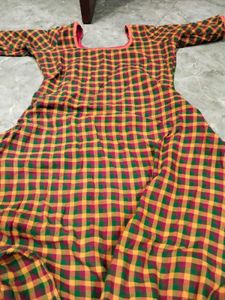 Anarkali Cotton Kurthi
