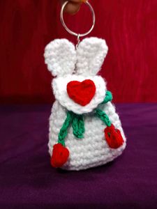 Crochet Cute Bag pack Keychain 😍