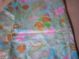 Pastel Floral Silk Saree _Fixed Price 🙏