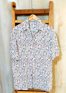 Multicolour Cotton Shirt Size-42