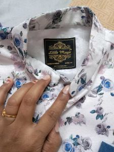 Floral Print Waistcoat